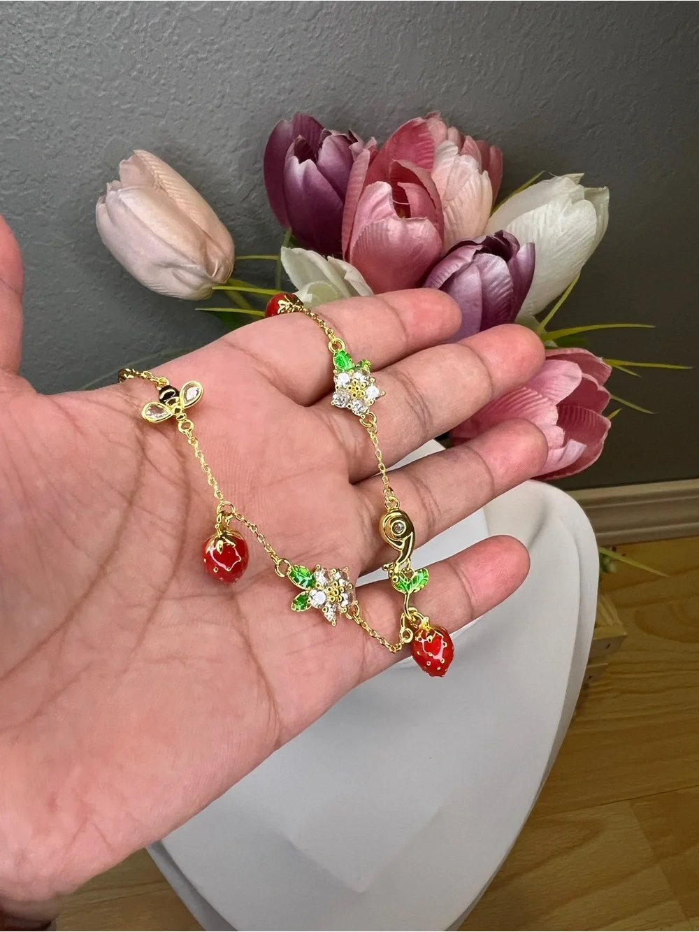 Kate Spade Strawberry Fields Charm - Picture 5 of 5